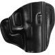 Bianchi Model 57 Remedy Belt Slide Holster, Glock 26/Glock 27/Glock 33, Right Hand, Plain, Black, 25026