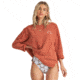 Billabong Eco Fleece Sweater - Womens, Henna, Small, J6081BEC-hen-S