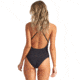 Billabong Sol Searcher One Piece Swimsuit Lace - Women's, Black Pebble, Large, X102UBSO-BPB-L