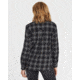 Billabong Venture Out Long Sleeve Flannel Shirt - Womens, Black White, Small, J507MVEN-BCI-S
