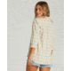 Billabong Venture Out Long Sleeve Flannel Shirt - Womens, White Cap, Medium, J507MVEN-WCP-M