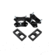 Bison Offroad Toyota Tacoma TRD / SR5 / Rock Warrior 2WD/4WD 2005-2020 Lift Kit, 32.5in Max Tire Size, Black, 3F/ 1R, TK-1502-32.5