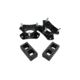 Bison Offroad Toyota Tacoma TRD / SR5 / Rock Warrior 2WD/4WD 2005-2020 Lift Kit, 32.5in Max Tire Size, Black, 3F/ 2R, TK-1501-32.5