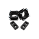 Bison Offroad Toyota Tundra TRD / SR5 / Rock Warrior 2WD/4WD 2007-2020 Lift Kit, 35in Max Tire Size, Black, 3F/ 2R, TK-2502-35