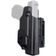 Black Scorpion Outdoor Gear Pro IDPA Competition OWB Holster, Glock 17, 19,19X, 22, 31, 44, 45 w/ TLR7, TLR8, Right Hand, Black, HC03-IDPA-GL17TLR8BKRH