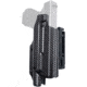 Black Scorpion Outdoor Gear Pro IDPA Competition OWB Holster, Glock 17, 19,19X, 22, 31, 44, 45 w/ X300, Right Hand, Carbon Fiber, HC03-IDPA-GL17X300CFRH