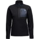 Black Diamond Rift Half-Zip Fleece Jacket - Women's, Black-Black, Small, AP7441189008SML1