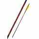 Black Eagle Arrows Outlaw Feather Fletched Arrows - .005in 6 Pack - 500, Black, Yellow, Red, 500 Spine Outl-Feather-Fletch-0004