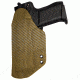 Black Rhino Concealment IWB Holster System, S&amp;W M&amp;P 22 Compact, Right Handed Shooter, Cant 10 Degrees, Carbon Fiber Coyote Brown,, 191204359824