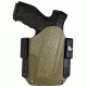 Black Rhino Concealment Tactical Carrier OWB Holster System w/ Light Holster - Springfield Armory, Model Springfield Armory XD .45 5in, LHded Shooter, Cant 0 Degrees, Carbon Fiber FDE, 191204831955
