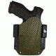 Black Rhino Concealment Tactical Carry Holster System w/ Light Holster - Glock, Model Glock 29/30 Gen 4, Left Handed Shooter, Cant 15 Degrees, Carbon Fiber OD Green, 191204341669