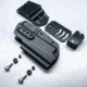 Black Scorpion Outdoor Gear Pro Competition OWB Holster, Glock 17, 19, 19X, 22, 31, 44, 45 w/ TLR7, TLR8, Right Hand, Black, HC04-USPSA-GL17TLR8BKRH