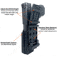 Black Scorpion Outdoor Gear Pro IDPA Competition Holster, Right Hand, SIG Sauer P320, 3.9 - 5in Barrel, 1.5 - 1.75in Belts, Kydex, Carbon Fiber, HC03-IDPA-P320X5CFRH