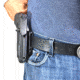 Black Scorpion Outdoor Gear Pro IDPA Competition Holster, Right Hand, SIG Sauer P320, 3.9 - 5in Barrel, 1.5 - 1.75in Belts, Kydex, Carbon Fiber, HC03-IDPA-P320X5CFRH
