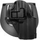 BlackHawk CQC SERPA w/Belt Loop and Paddle Holsters, Heckler &amp; Koch P30, Right Hand, Matte, Black, 410517BK-R