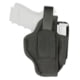 BLACKHAWK Multi-Use Belt Holster, Fits 4.5-5 Large Autos with Magazine Pouch, Ambidextrous, Black 40AM03BKA