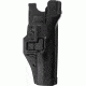 BlackHawk Level 3 SERPA Auto Lock Duty Holster, Right Hand, Black, Matte, For Glock 17/19/22/23/31/32, 44H100BK-R