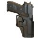 BlackHawk Serpa CQC IWB Holsters, SIG Sauer P250/SIG Sauer P320, Left Hand, Matte, Black, 410561BK-L