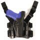 BlackHawk SERPA Level 3 Tactical Holsters, Glock 19/Glock 23/Glock 31/Glock 32/Glock 17/Glock 22, Left Hand, Matte, Black, 430600BK-L