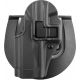BlackHawk Sportster SERPA CMG Paddle Holster, Smith &amp; Wesson M&amp;P 9/Smith &amp; Wesson M&amp;P 40, Right Hand, Matte, Gunmetal Gray, 413525BK-R