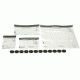 Blue Force Gear Assorted Aloksak Bag Set of 4, 4ftX7in, 6ftX6ft, 9inX6in, 12inX12in, Clear, assorted DAP-ALOKSAK-01