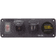 Blue Sea Systems 4366 Water Resistant USB Accessory Panel - Circuit Breaker, 12V Socket, Dual USB Charger, Mini Voltmeter 75136