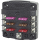 Blue Sea Systems 5033 ST Blade Fuse Block w/out Cover - 6 Circuit w/out Negative Bus 20433