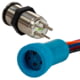 BlueWater 19mm Push Button Switch - Off/On/On Double Momentary Contact - Blue/Green/Red LED, One Size, 9057-2123-1