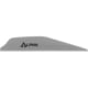Bohning Alpha Vanes, 100 Pack, Silver, 101062SL28