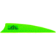 Bohning Black Sky Vane 3 in, Shield Cut 36 Pk, Neon Green, 10911NG3