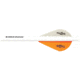 Bohning Blazer QuikFletch, Neon Orange/White 6 pk. 101001NO
