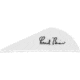 Bohning Blazer Vanes Fred Bear, 36 Pk, White/Black, 10831FB2