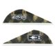 Bohning Blazer Vanes Barred Feather, Black, Pack of 100, 10832BF