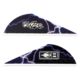 Bohning Blazer Vanes/Blue Lightning, Black, Pack of 100, 10832BLL