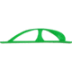 Bohning Griffin Vane 40 Pk, Neon Green, 101055NG1