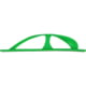 Bohning Griffin Vane 40 Pk, Neon Green, 101055NG1