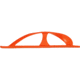 Bohning Griffin Vane 40 Pk, Neon Orange, 101055NO1