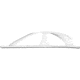 Bohning Griffin Vane 40 Pk, White, 101055WH1