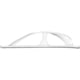 Bohning Griffin Vane 40 Pk, White, 101055WH1