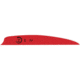 Bohning Bohning Zen Vanes 4 in. 100 Pk, Red, 101048RD4
