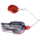 Booyah J.C. Covert Series Night Time Single-Colorado Spinnerbait Fishing Hook, 1/2oz, 1 Piece, Black/Red, BYCVS12RBC732