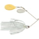 Booyah J.C. Covert Series Double Indiana Spinnerbait Fishing Hook, 3/8oz, 1 Piece, White/Silver Scale, BYCVS38NGI728