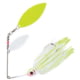 Booyah Pikee Double Willow Spinnerbait Mustad Fishing Hook, 5/0, 1/2 oz, 1 Piece, Shadtreuse, BYPK12703