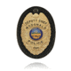 Boston Leather Badge Holder Swiveloval Velcro - 5888XL-1