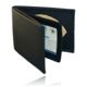 Boston Leather Billfold Style Badge Wallet, Card Slots, Soft, Black - 275-S-4092