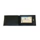 Boston Leather Billfold Style Badge Wallet, Card Slots, Soft, Black - 275-S-000