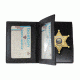 Boston Leather Book Style Badge Case With 2 Id Windows, Soft Leather - 122-S-4026