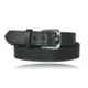 Boston Leather Traditional 1 1/2 Off Duty Belt, Black - 6582ST-1-38