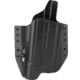 Bravo Concealment OWB BCA Light Bearing Holster W/1.5 in Belt Loops, Glock 19, 19X, 23, 32, 45 W/SureFire X300, Right Hand, Polymer, Black, BC30-1005
