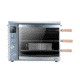 BRAZILIAN FLAME 03-LX Red Gas Rotisserie 3 Skewer Grill, Red, BG-03LX Red